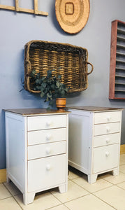 Perfect farmhouse side table file drawers (2)