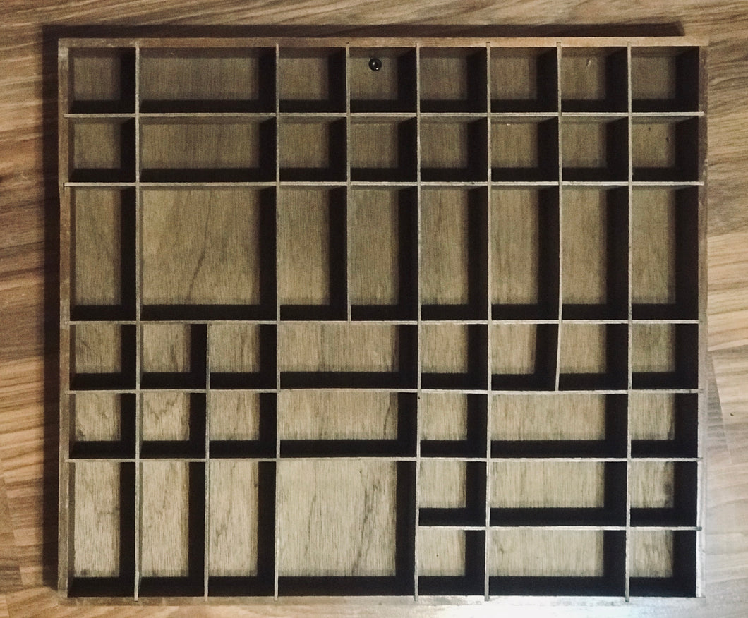 Wood Cubby Display