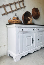 Load image into Gallery viewer, Pretty Farmhouse Buffet Cabinet or TV Stand