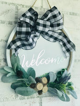 Load image into Gallery viewer, Farmhouse Handmade Round Metal Wreath