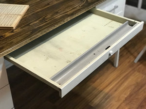 Industrial Vintage Metal Desk & Chair