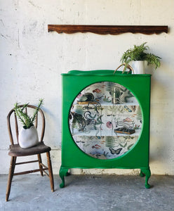 Unique Art Deco Curio Cabinet