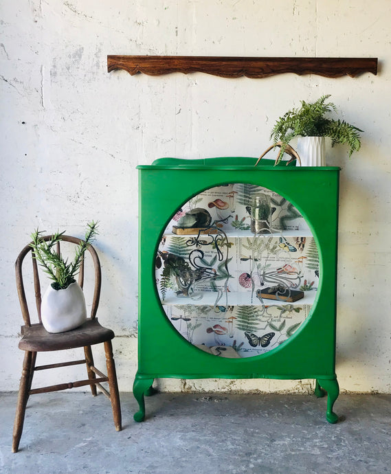 Unique Art Deco Curio Cabinet