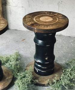 Cute Spool Plant Stand Tables (2)