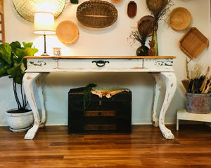 Unique Clawfoot Sofa or Entryway Table