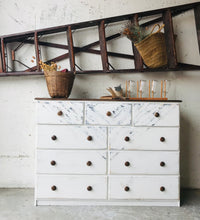 Load image into Gallery viewer, Pretty Chippy Farmhouse Dresser or Buffet