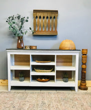 Load image into Gallery viewer, Beautiful Coastal Neutral TV Stand or Entryway Storage