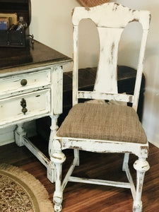 Perfect Vintage Desk & Antique Chair