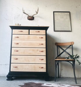 Chunky Modern Tall Chest of Drawers