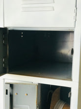 Load image into Gallery viewer, White Farmhouse Metal Lockers