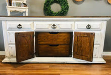 Load image into Gallery viewer, Stunning Large Farmhouse Buffet/TV Stand