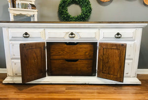 Stunning Large Farmhouse Buffet/TV Stand