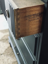 Load image into Gallery viewer, Moody Vintage Black Chest of Drawers