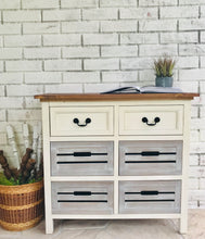 Load image into Gallery viewer, Adorable Farmhouse Bin Cabinet