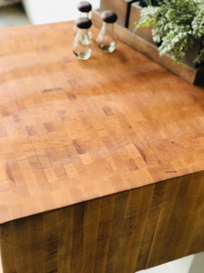 Big Ol’ Butcher Block Island Table