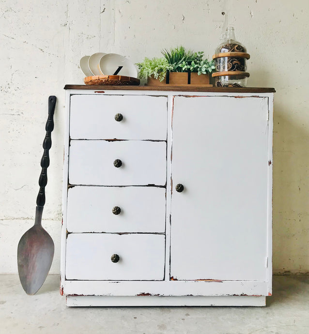 Perfect Farmhouse Coffee Bar Storage Cabinet