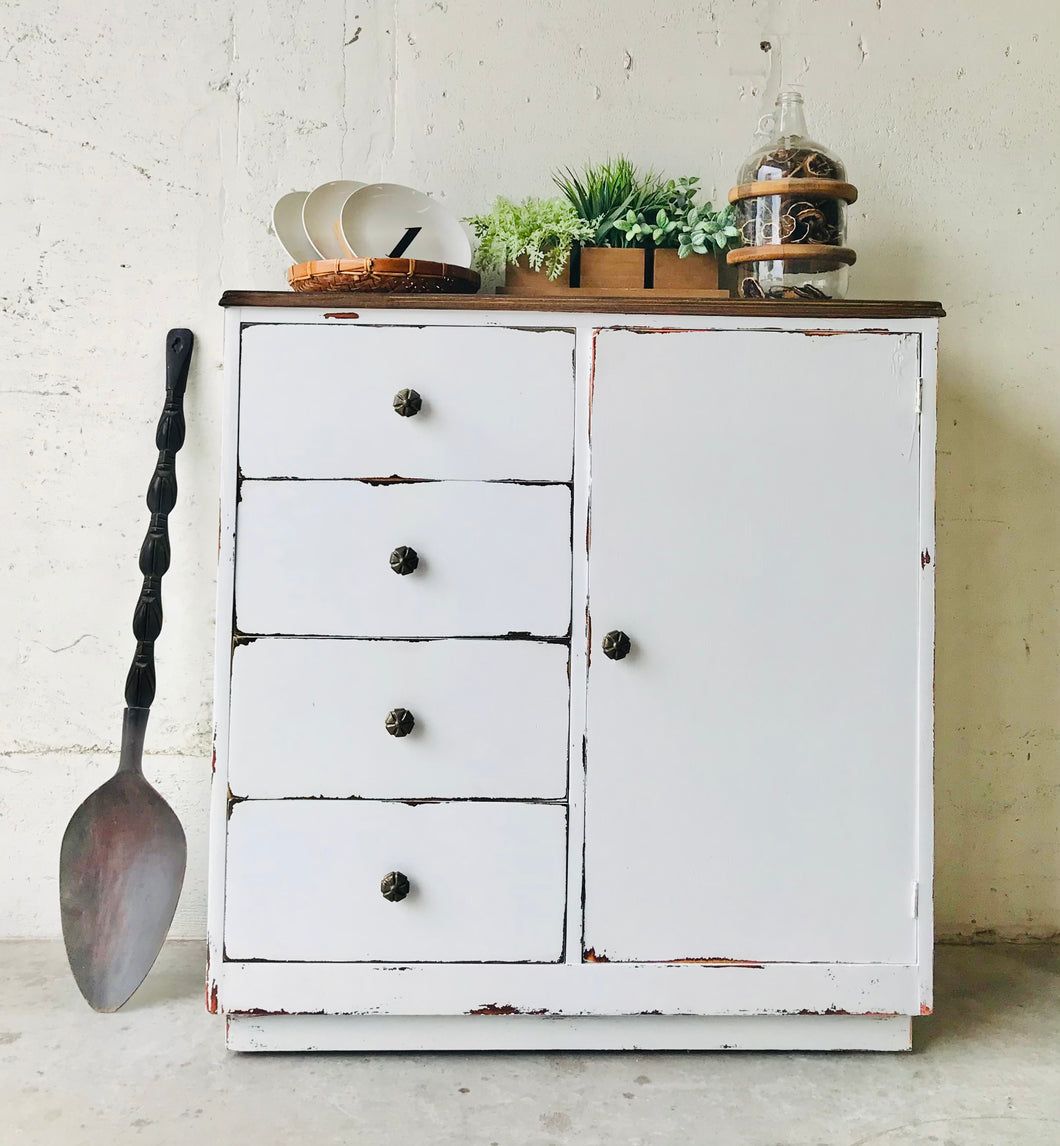 Perfect Farmhouse Coffee Bar Storage Cabinet