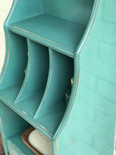 Load image into Gallery viewer, Beautiful Coastal Blue Cubby Cabinet