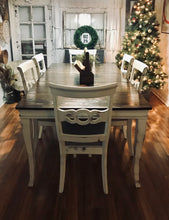 Load image into Gallery viewer, Stunning Large Farmhouse Dining Table &amp; Chairs