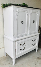 Load image into Gallery viewer, Gorgeous Vintage Farmhouse Armoire Chest of Drawers
