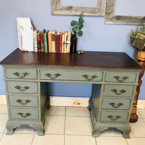 Gorgeous Antique Desk & Chair