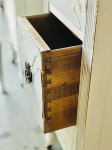 Gorgeous Revamped Antique Vanity & Bench Seat