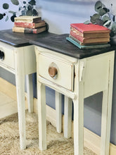 Load image into Gallery viewer, Charming Mismatched Farmhouse Nightstand Set (2)