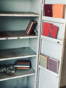 Awesome Rusty Industrial Metal Storage Cabinet