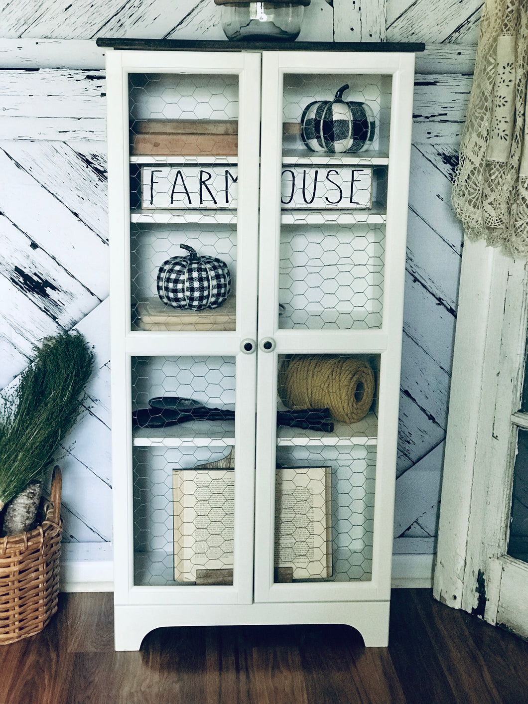 Adorable Country Farmhouse Cabinet