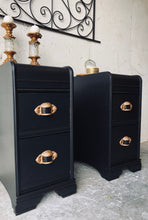 Load image into Gallery viewer, Repurposed Vanity Nightstand Set (2)