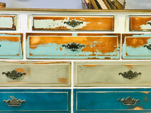 Load image into Gallery viewer, Chippy Coastal Blues Long Dresser