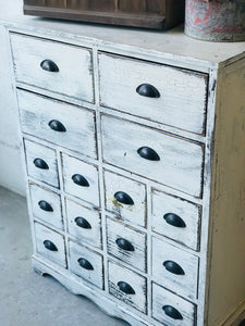 Awesome Chippy & Distressed Apothecary Cabinet
