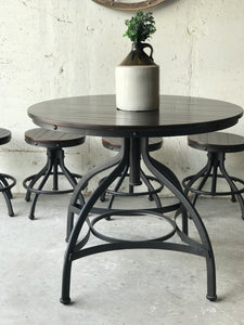 Amazing Industrial Farmhouse Pub Table & Stools