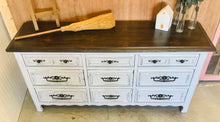 Load image into Gallery viewer, Stunning Large Vintage Long Dresser or Buffet