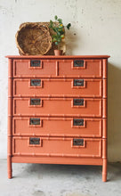 Load image into Gallery viewer, Stunning Vintage Boho Chest of Drawers