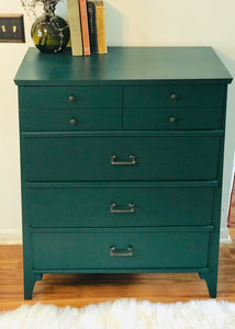 Modern Farmhouse Green Chest of Drawers