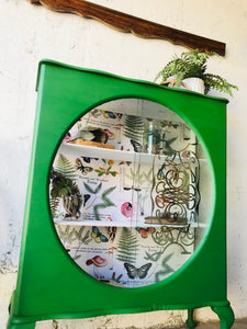 Unique Art Deco Curio Cabinet