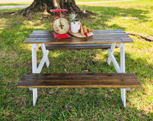 Load image into Gallery viewer, Too Cute Farmhouse Toddler Picnic Table