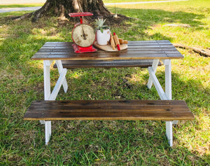 Too Cute Farmhouse Toddler Picnic Table