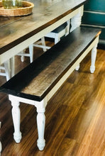 Load image into Gallery viewer, Amazing Solid Farmhouse Table w/Chairs &amp; Bench