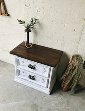 Load image into Gallery viewer, Perfect Vintage Farmhouse Single Nightstand or End Table