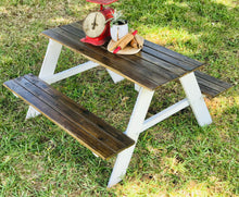 Load image into Gallery viewer, Too Cute Farmhouse Toddler Picnic Table