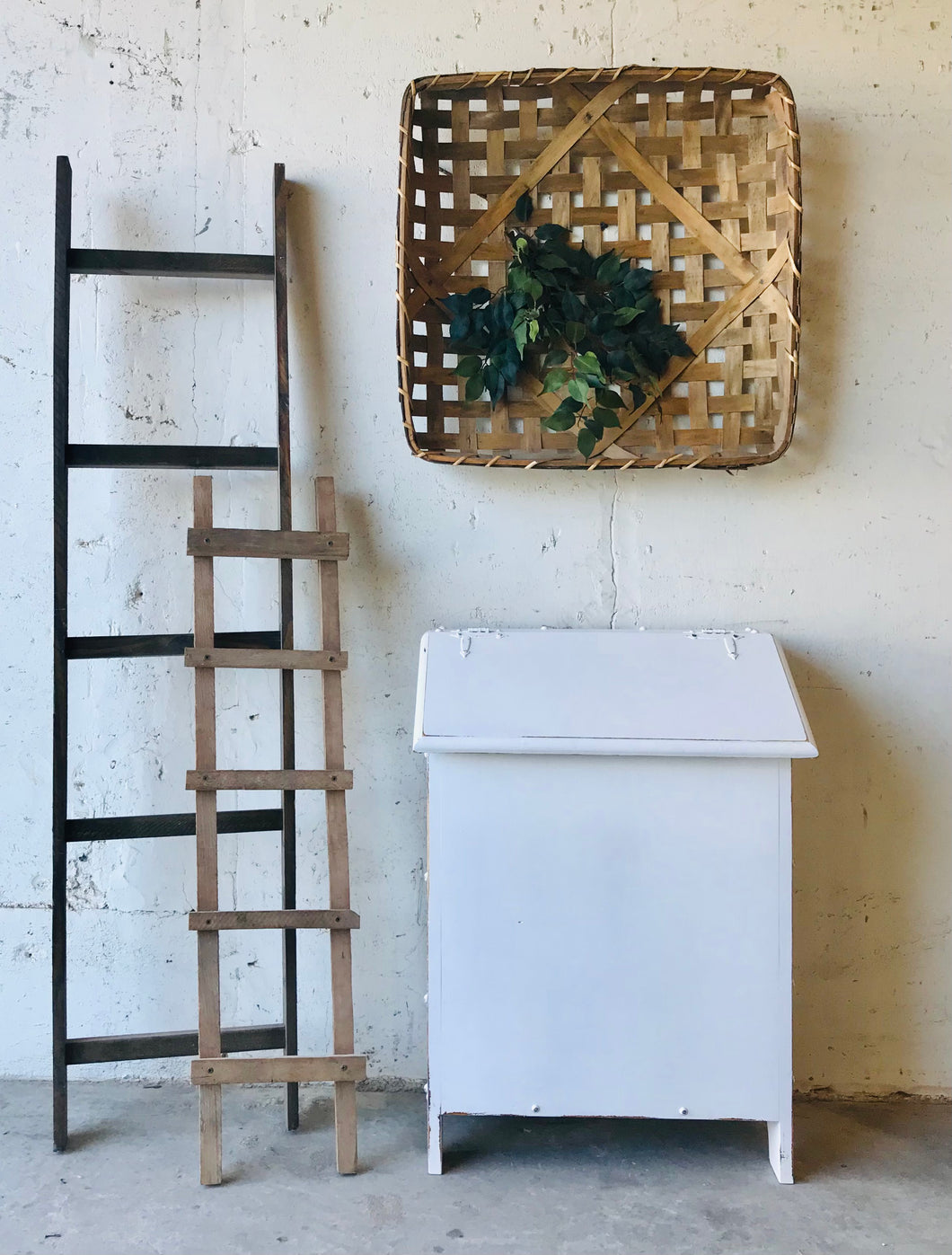 Rustic Farmhouse Trash or Storage Bin
