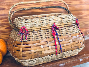 Large Vintage Picnic Basket