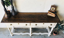Load image into Gallery viewer, Beautiful Farmhouse Entryway or Console Table
