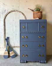 Load image into Gallery viewer, Pretty Vintage Waterfall Chest of Drawers