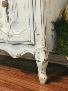 Farmhouse Ornate TV Stand or Accent Table