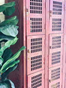 Amazing Salvaged Industrial Chippy Lockers