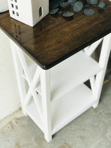 Cute Single Farmhouse End Table or Nightstand