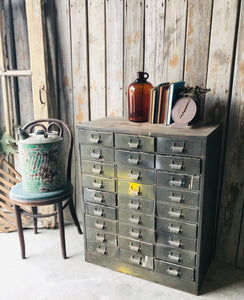 Cool Vintage Industrial Cubby Drawers